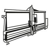 Vorritzblatt konisch, Best for Laminated Panel, 120 x 20 x 2,2 mm, 24