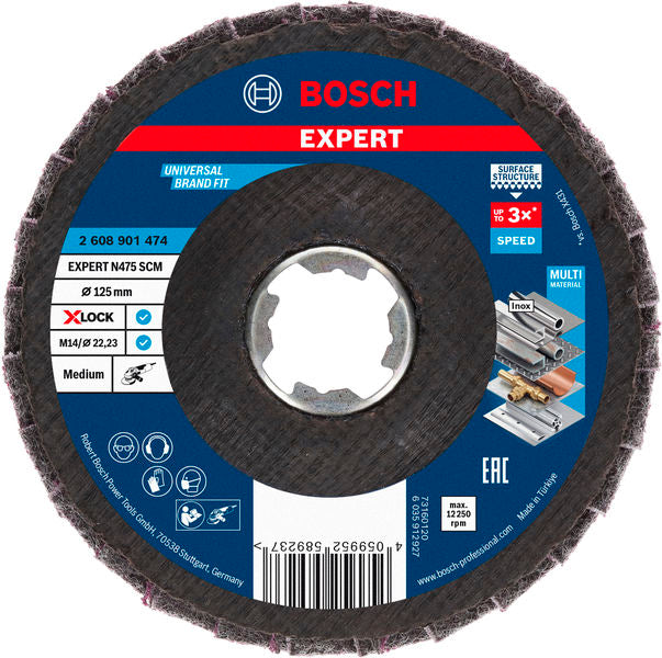 EXPERT N475 SCM X-LOCK Scheibe, 125 mm, mittel