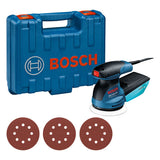 Exzenterschleifer GEX 125-1 AE, mit 3 x Schleifblatt C470, im Handwerkerkoffer