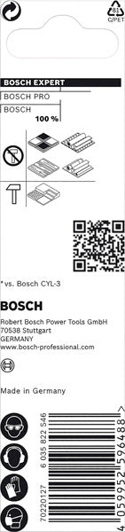 EXPERT CYL-9 MultiConstruction Bohrer, 6 x 200 x 250 mm