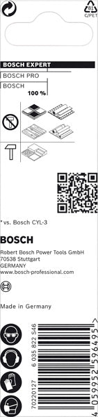 EXPERT CYL-9 MultiConstruction Bohrer, 6,5 x 200 x 250 mm
