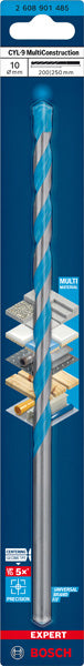 EXPERT CYL-9 MultiConstruction Bohrer, 10 x 200 x 250 mm