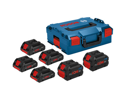 Akkupack 4x ProCORE18V 4,0Ah + 2x ProCORE18V 8,0Ah
