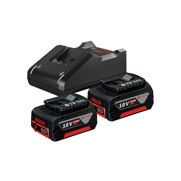 Starter-Set 2 x GBA 18V 4.0Ah + GAL 18V-40