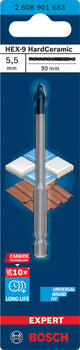 EXPERT HEX-9 Hard Ceramic-Bohrer 5,5 x 90 mm