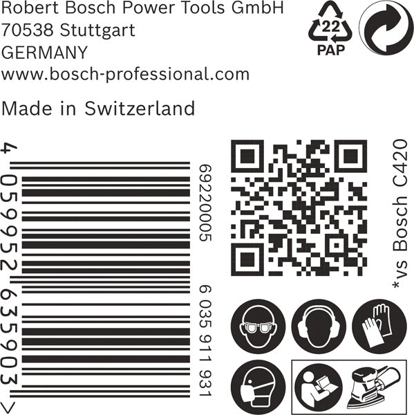 EXPERT C470 Schleifpapier 100 x 150 mm 50 Stück