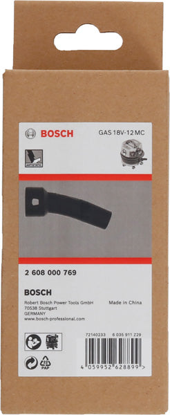 Krümmerrohr (antistatisch), 75 x 50 x 148 mm