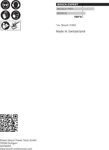 EXPERT C470 Schleifpapier-Set, 93 x 186 mm, K 60/120/180, 10 Stück