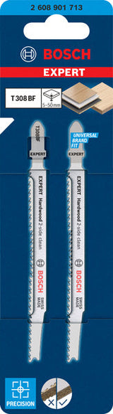 EXPERT Hardwood 2-side clean T308BF Stichsägeblatt, 2 Stück