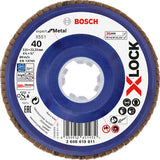X-LOCK-Fächerschleifscheibe X551, Expert for Metal, K: 40, 115 mm