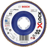 X-LOCK-Fächerschleifscheibe X551, Expert for Metal, K: 60, 125 mm