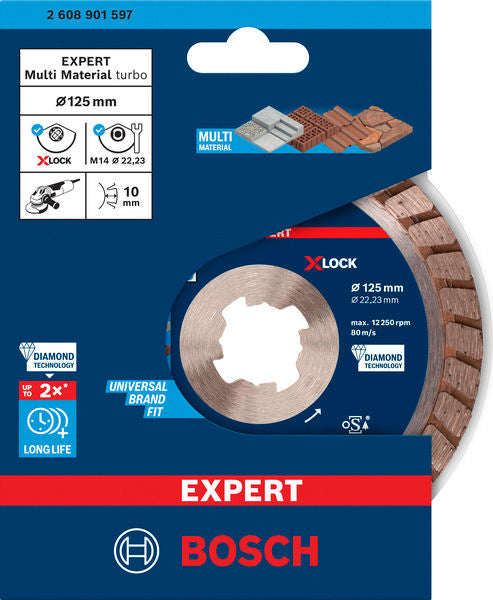 EXPERT MultiMaterial X-LOCK Diamanttrennscheiben 125mm