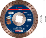 EXPERT MultiMaterial X-LOCK Diamanttrennscheiben 125mm