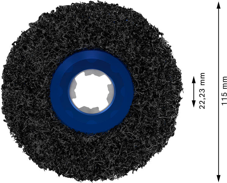 PRO N377 Reinigungsscheibe, 115 mm, 22.23 mm, X-Lock