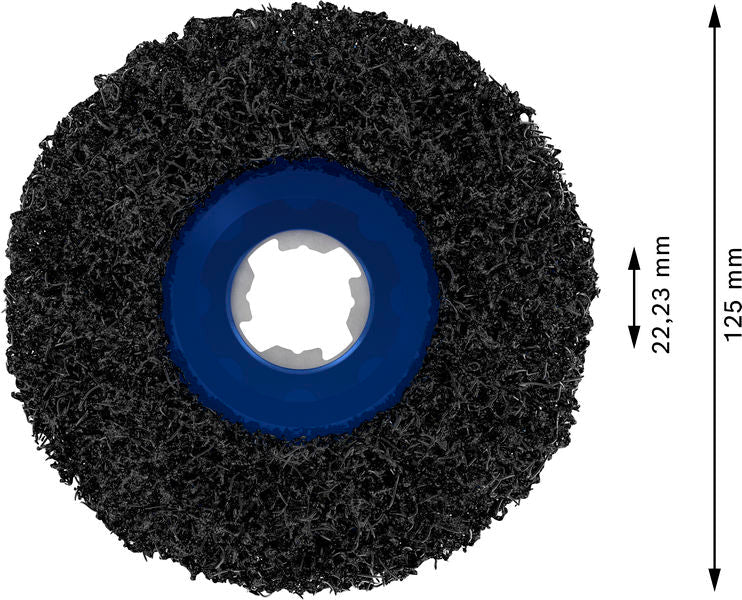 PRO N377 Reinigungsscheibe, 125 mm, 22.23 mm, X-Lock