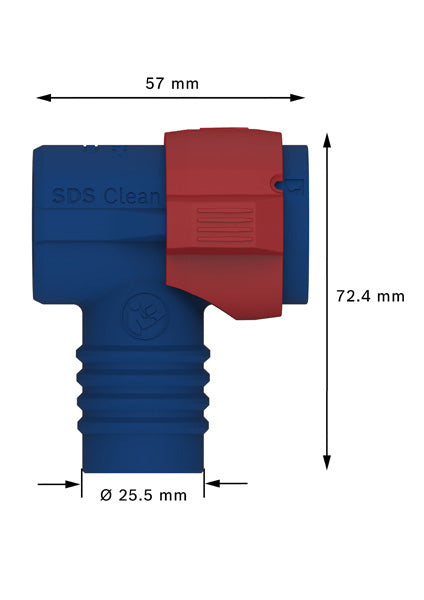 EXPERT SDS Clean plus Anschluss für Hammerbohrer