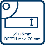 Absaughaube Full Cover GDE 115/125 FC-T, Systemzubehör