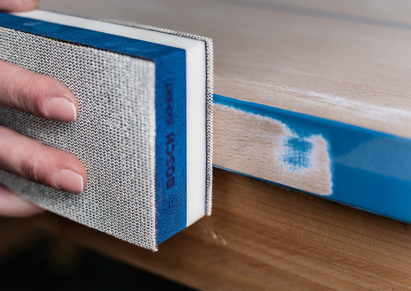 EXPERT Dual Density Set: Handschleifblock und Schleifnetz, 80x133 mm