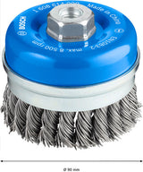 PRO Metal heavy Topfbürste, 90 x 0,8 mm, Gewinde