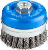 PRO Metal heavy Topfbürste, 90 x 0,5 mm, Gewinde