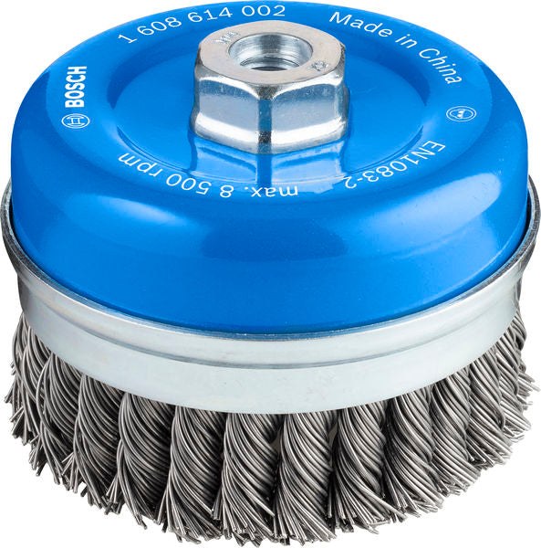PRO Metal heavy Topfbürste, 100 x 0,8 mm, Gewinde
