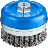 PRO Metal heavy Topfbürste, 100 x 0,8 mm, Gewinde
