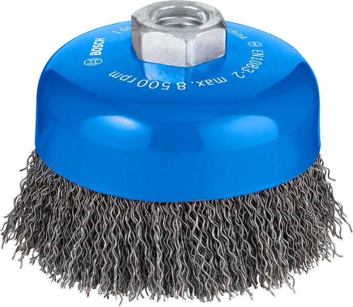 PRO Metal clean Topfbürste, 100 x 0,5 mm, Gewinde