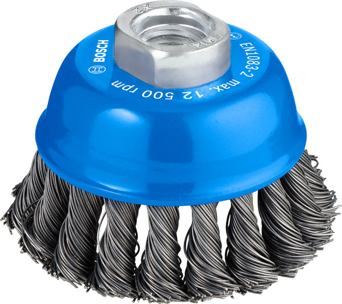 PRO Metal heavy Topfbürste, 75 x 0,5 mm, Gewinde