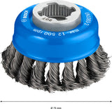 PRO Metal heavy X-Lock Topfbürste, 75 x 0,35 mm