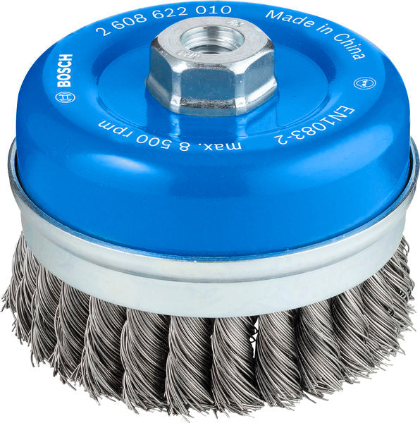 PRO Metal heavy Topfbürste, 100 x 0,5 mm, Gewinde