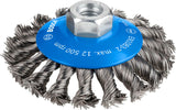 PRO Metal heavy Kegelbürste, 100 x 0,5 mm, Gewinde
