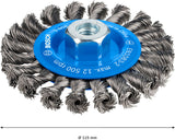 PRO Metal heavy Scheibenbürste, 115 x 0,5 mm, Gewinde