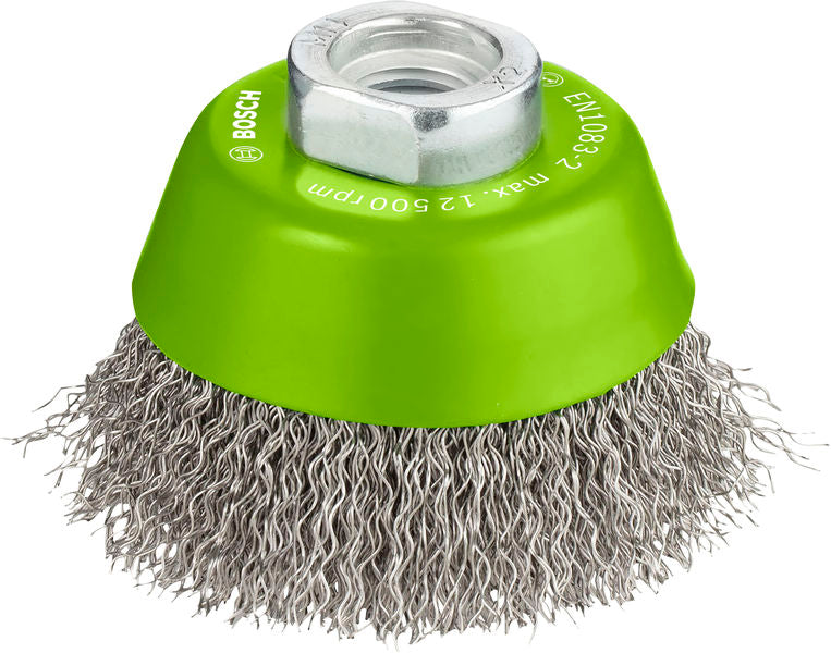 PRO Stainless Steel clean Topfbürste, 65 x 0,3 mm, Gewinde