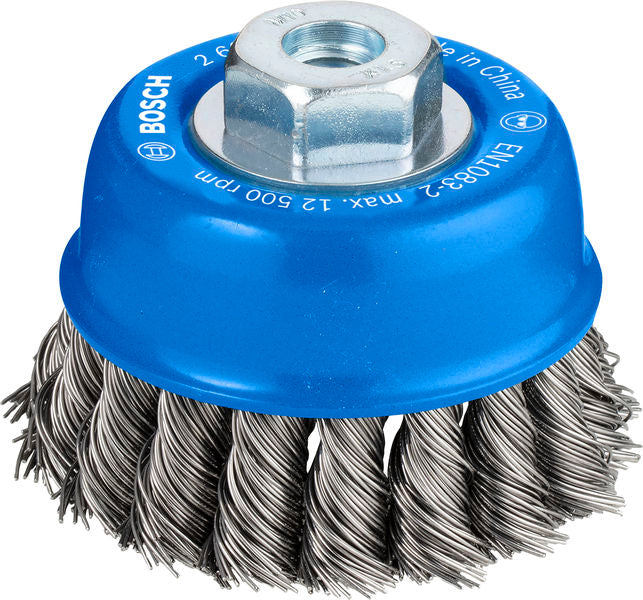 PRO Metal heavy Topfbürste, 75 x 0,5 mm, Gewinde