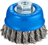 PRO Metal heavy Topfbürste, 75 x 0,5 mm, Gewinde