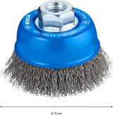 PRO Metal clean Topfbürste, 70 x 0,3 mm, Gewinde