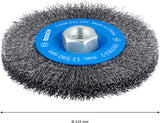 PRO Metal clean Scheibenbürste, 115 x 0,3 mm, Gewinde