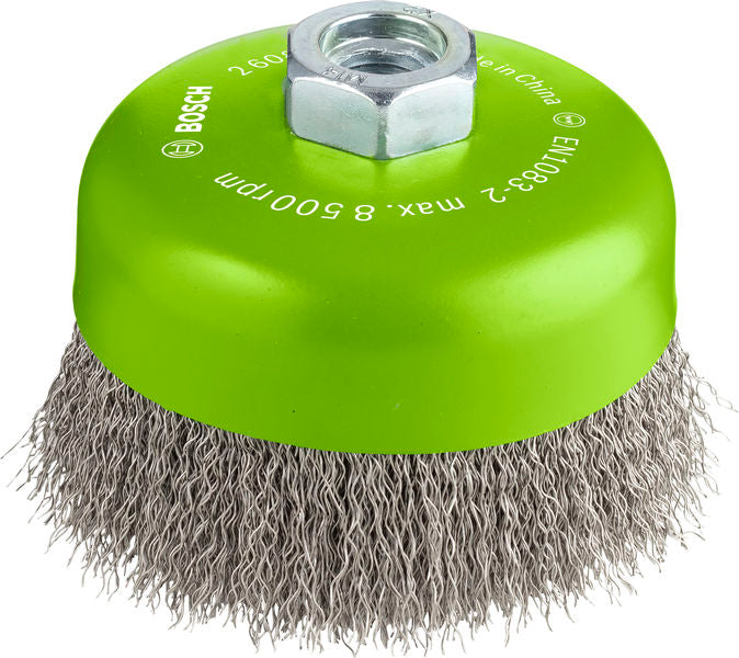 PRO Stainless Steel clean Topfbürste, 100 x 0,3 mm, Gewinde