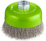 PRO Stainless Steel clean Topfbürste, 100 x 0,3 mm, Gewinde