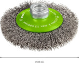 PRO Stainless Steel clean Kegelbürste, 100 x 0,35 mm, Gewinde