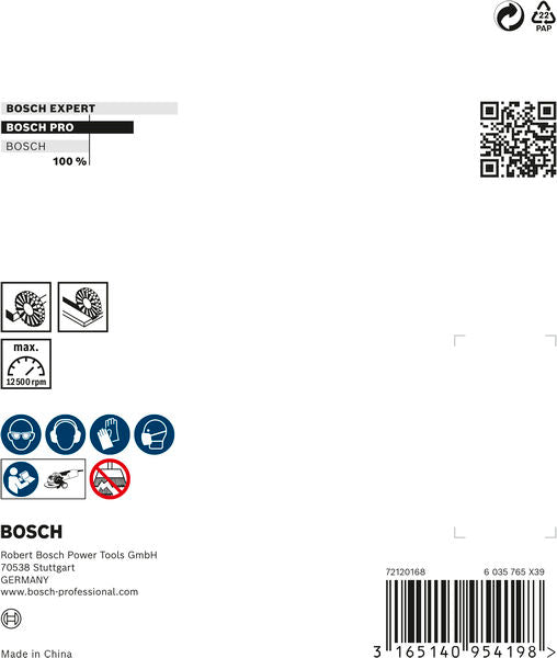 PRO Stainless Steel heavy X-Lock Scheibenbürste, 115 x 0,5 mm
