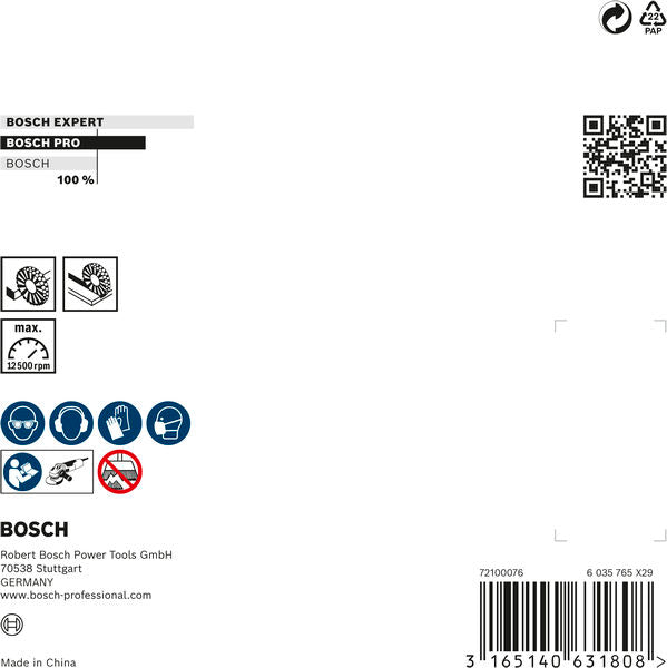 PRO Metal clean Scheibenbürste, 115 x 0,3 mm, Gewinde