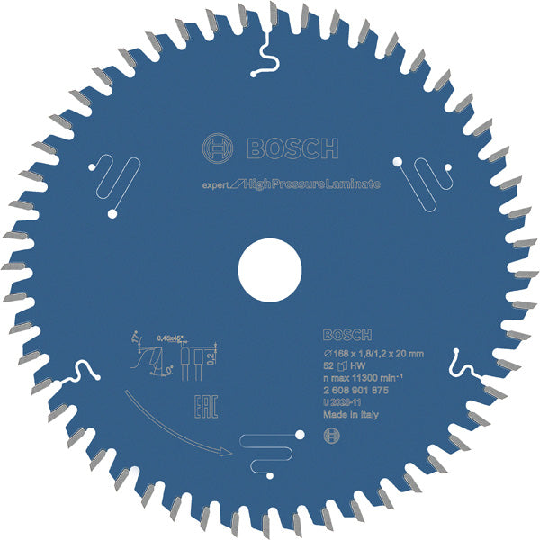 Expert for High Pressure Laminate 168 x 20 x 1,8/1,2 mm, T52