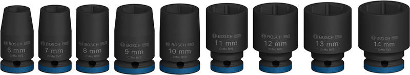 PRO Impact Steckschlüsselsatz Set, 1/4", Standard, 9?tlg.