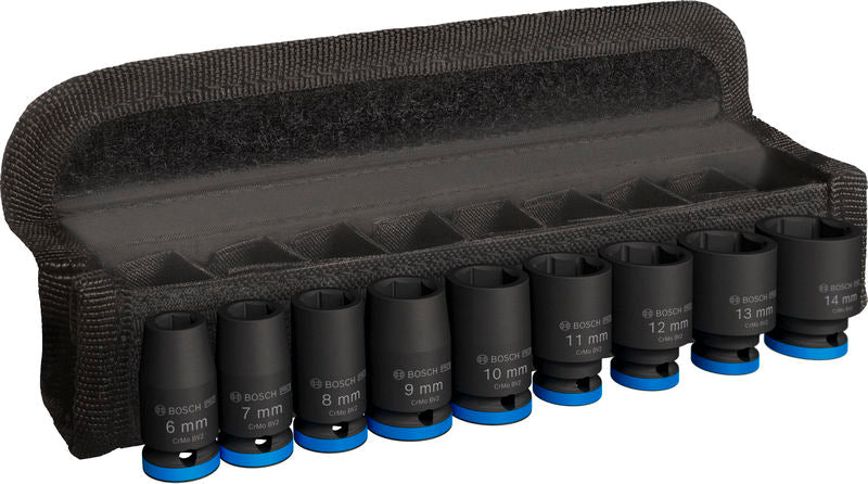 PRO Impact Steckschlüsselsatz Set, 1/4", Standard, 9?tlg.