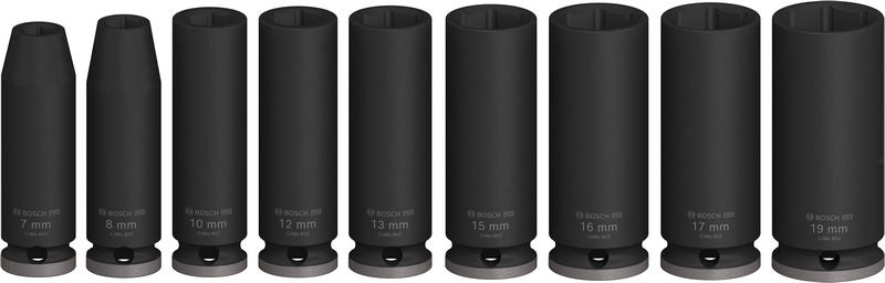 PRO Impact Steckschlüsselsatz Set, 3/8", tief, 9?tlg.