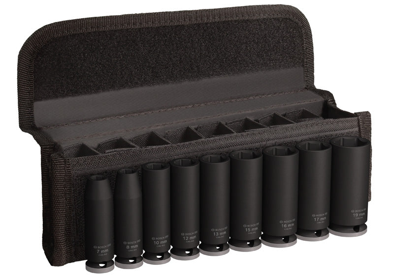 PRO Impact Steckschlüsselsatz Set, 3/8", tief, 9?tlg.