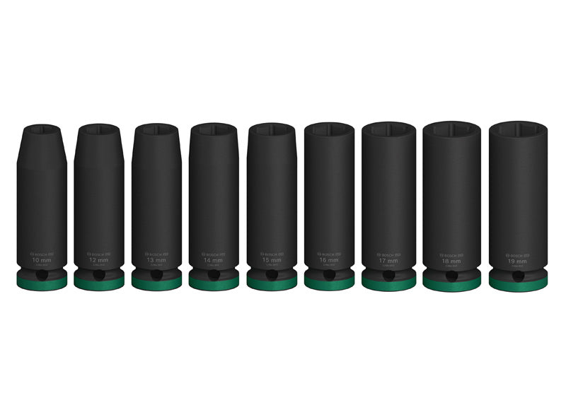 PRO Impact Steckschlüsselsatz Set, 1/2", tief, 9?tlg.