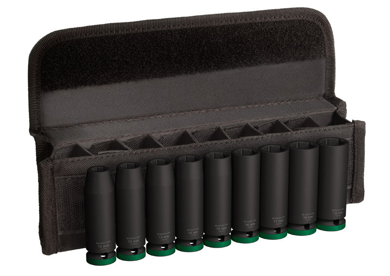 PRO Impact Steckschlüsselsatz Set, 1/2", tief, 9?tlg.