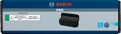 PRO Impact Steckschlüsselsatz Set, 1/2", tief, 9?tlg.